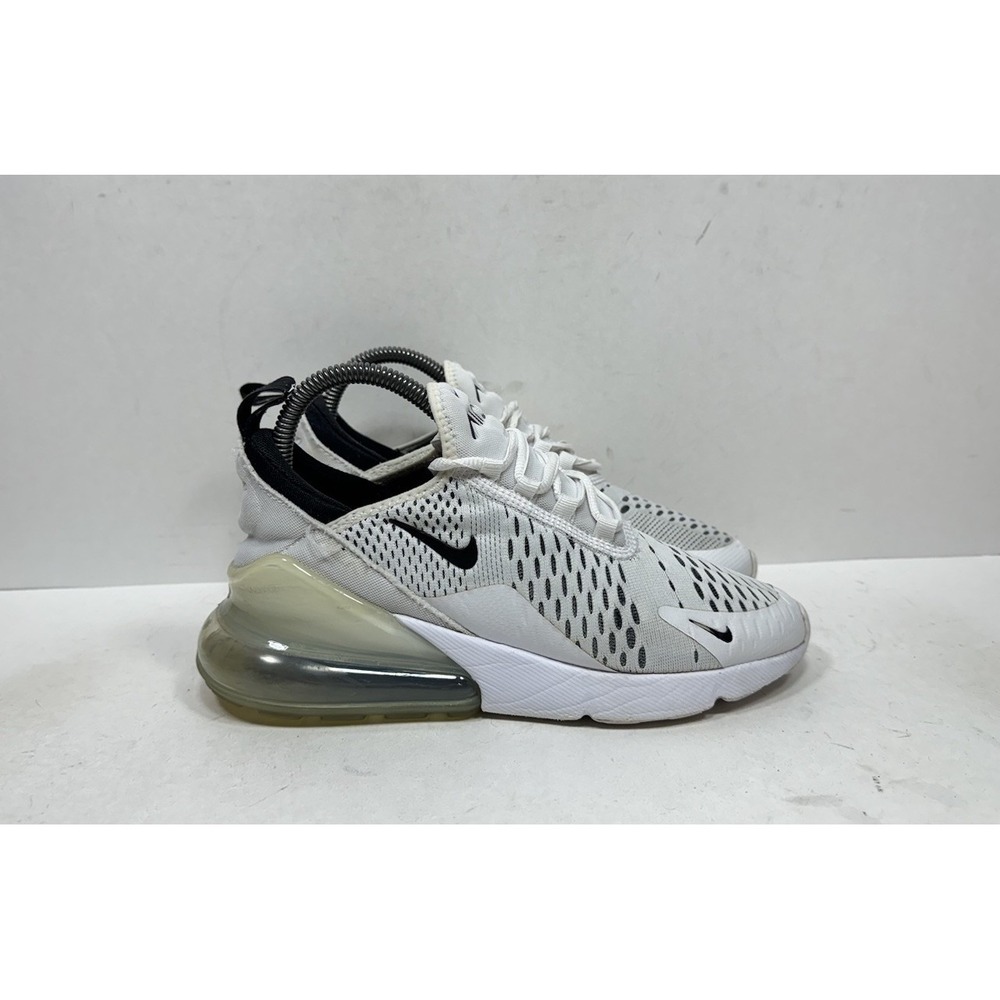 Nike Air Max 270 Women's Size 6.5 White Black Shoes Sneakers AH6789-100